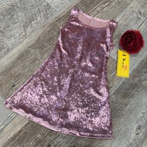 Velvet Toddler Dress